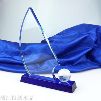 Yacht Yacht Creative Company Award Crystal Costume Pieces of Manufacturers straight Hair