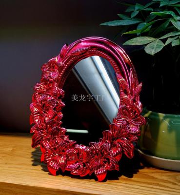 Wedding lily Wedding oval mirror, bride makeup mirror \\\"meilongyu boutique\\\" manufacturers direct sales