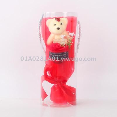 Simulated soap rose boutique valentine 's day Christmas gift business promotion hot style manufacturers wholesale
