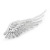 Angel Wings Brooch Exquisite Korean Zircon Feather Boutonniere Sweater Cardigan Pin Suit Vintage Badge