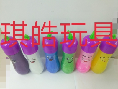 DIY Toy Crystal Mud, Cartoon Rubber Band Foaming Glue Fake Water Plasticine Cartoon Vent Mud Puff Mud Mixed Color