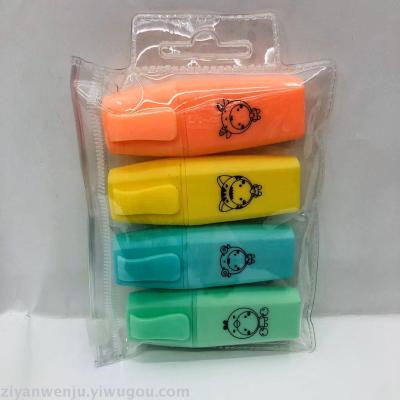 Candy-colored mini highlighter macaron highlighter light highlighter