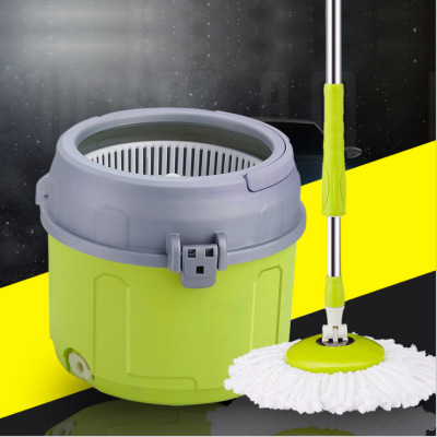 Wash shake 2 in 1 free hand Wash household lazy person single barrel spin good god mop bucket set