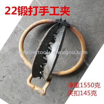 22 manual forging clip pig foot teeth clip