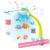 Hot sell remote control baby projection night light bed bell multifunction baby crib mobile baby stroller
