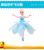 Remote Control Induction Frozen Toy Little Flying Fairy Aircraft Flying Fairy Induction Ice and Snow Remote Control Aircraft