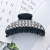 European and American Korea-Japan Version High-Grade Resin Continuous Plastic Inlay Rhinestone Hair Ornament Ponytail Grip Foreign Trade