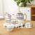 Ceramic Water Set Water Cup Coffee Cup Coffee Pot Ceramic Pot Cup Saucer European Water Containers Gift Promotion Wedding Jingdezhen