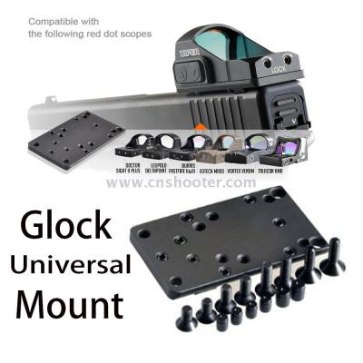 GLOCK multi-hole common bottom plate + light controlled sight set