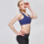 New sports bra nylon fitness back shock proof underwear vest type false two sports bra vest female