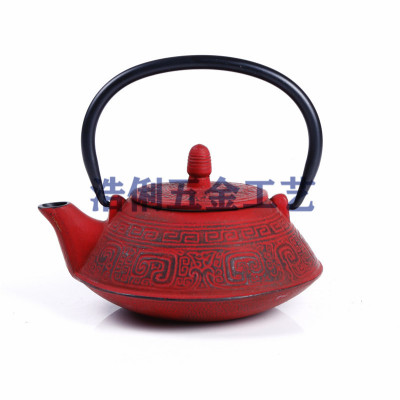 Japanese cast iron pot, beam pot, thickened cast iron kettle, copper lid, copper handle for tea making, Kung fu tea set teapot