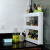 Shengzhu Kitchen Storage Rack Plastic Three-Layer Slit Frame Refrigerator Gap Organizing Storage Rack Movable Shelf