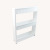 Shengzhu Kitchen Storage Rack Plastic Three-Layer Slit Frame Refrigerator Gap Organizing Storage Rack Movable Shelf