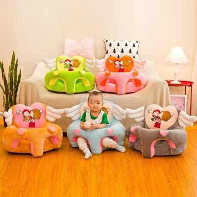 Child sofa angel girl boy seat anti-fall safety baby learn to sit on a small sofa