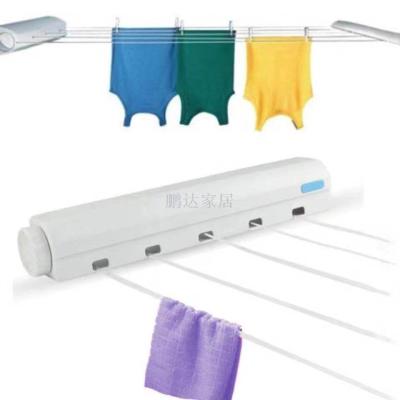 Clothes-drying machine invisible clothes-drying rack balcony cool clothes telescopic clothes-drying line toilet without