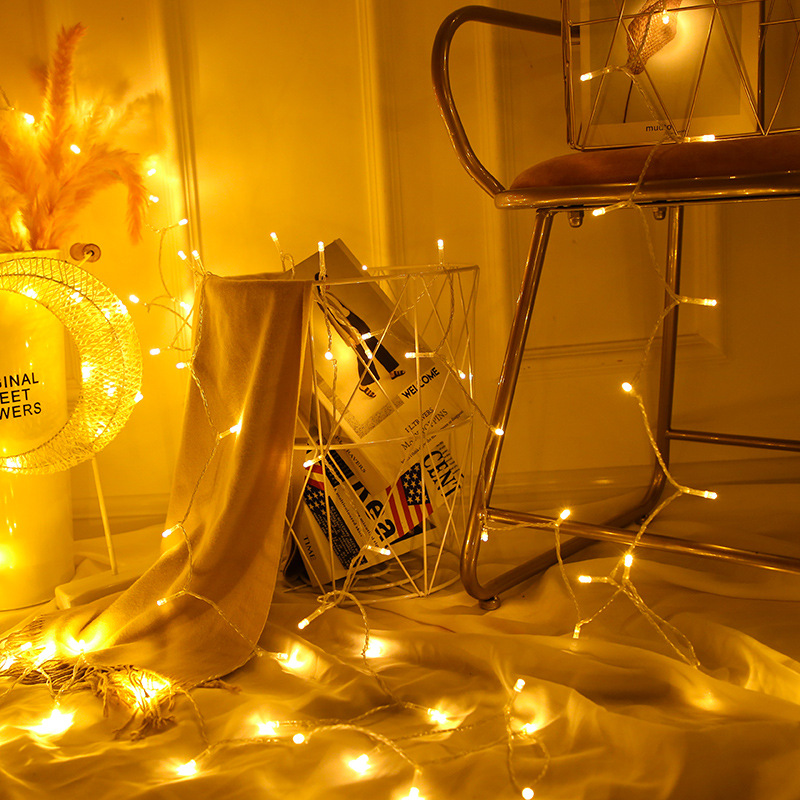 厂家直销LED5号电池盒防水灯星星灯串携带方便安装简易安全耐用