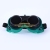 Protective glasses green double-flip welding glasses safety goggles glass lens impact welding glasses