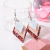 2019 European and American Style Women Exquisite Elegant All-Match Rhombus Personalized Simple Earrings Beautiful Color Fashion Jewelry for Women