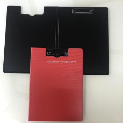 TRANBO quality double-layer PP file folder vertical open folder A4 size can be customized report folderOEM