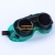 Protective glasses green double-flip welding glasses safety goggles glass lens impact welding glasses
