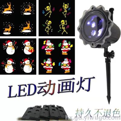Foreign Trade Hot Snowflake Lamp. Projection Lamp. Animated Lights. Christmas Lights.