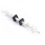 Nordic Rome rod curtain rod simple modern white single bar double bar silent curtain rail accessories