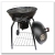 BBQ barbecuePortable round grill for outdoor cooking American barbecue with charcoal