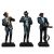 Restore ancient ways and simple music band figure sitting room household decoration creative TV cabinet wine cabinet abstract craft decoration