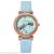 Korean fashion trend with diamond dragonfly lady student watch