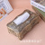 Large High-Grade Gold Zinc Alloy Tissue Box Alloy Paper Box Napkin Paper Box for Home Car