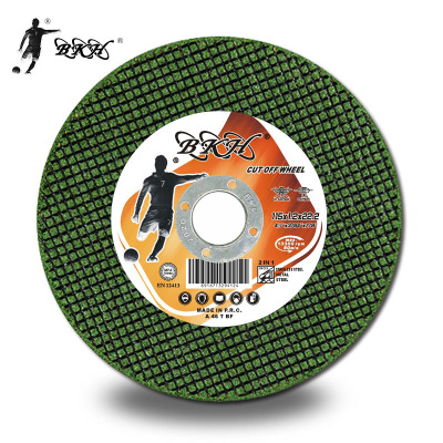 BKH hot sale green cutting wheel 4.5inch 115x1.2x22.2mm 2 net 