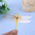 Dragonfly simulation 8.5cm accessories manual color PVC Dragonfly three-dimensional wall paste decoration manufacturers custom wholesale