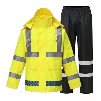 Thickened Cotton Jacket, Reflective Suit, Reflective Cotton Jacket for Traffic Police,