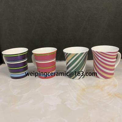 Ceramic Cup Factory Direct Sales New Bone China Milk Cup Coffee Cup Christmas Cup Glass Cup Customizable Logo