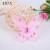 Silk socks powder must 9 butterfly with butterfly wings imitation gold butterfly accessories wholesale