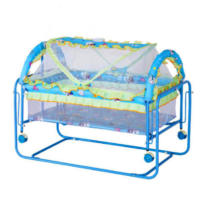 Neophyte crib with roller removable cradle bed portable multi-function crib