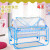 Neophyte crib with roller removable cradle bed portable multi-function crib