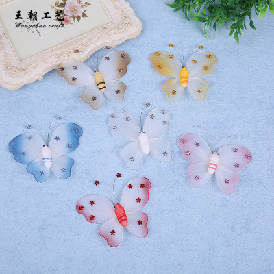 Butterfly tights accessories decorative paste accessories manual 10 cm simulation with drill Butterfly can be customized, wholesale