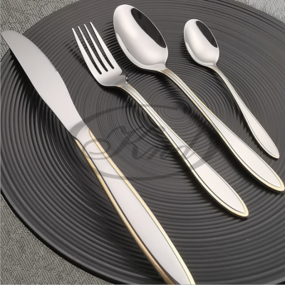 Stainless steel knife and fork spoon big spoon big fork small spoon small tea knife m100