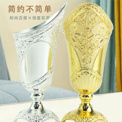 [Factory Direct Sales] New Gold and Silver Two-Color Handmade Skills Unique Zinc Alloy European Style Incense Burner