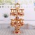 Creative Metal Wine Set Liquor Double Layer Glass Suspension Hanger Hotel Home Decoration High-End Craft Gift Decoration