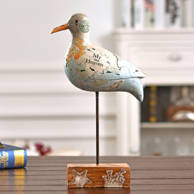 American countryside restoring ancient ways Mediterranean seabird model house household study TV ark, decorates handicraft to place piece wholesale