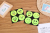15 × 15 Fluorescent Smiley Series Stickers