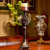 American style resin set two candlestick decoration antique handicrafts soft decoration home decoration window decoration