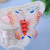 Supply 8cm star butterfly high quality screen decoration decoration simulation color butterfly sample factory wholesale