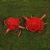 Big red flower festival supplies scene decoration 10cm in diameter glory flower chest flower size wholesale manufacturers