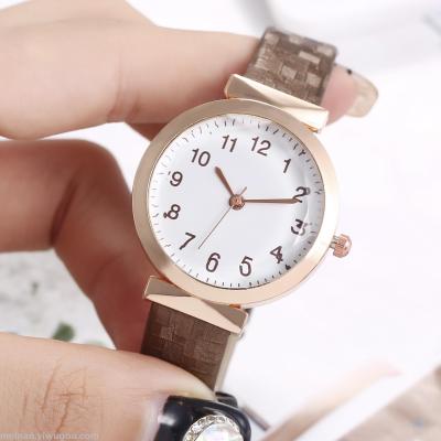 New style bowknot contracted figure face cabinet belt lady wrist watch