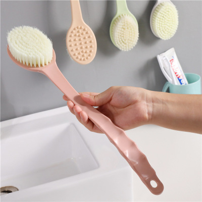 Long handle soft hair bath brush back brush adult rub mud decontamination bath brush bath brush back bath brush body brush