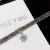 [Factory Direct Sales] Short Ice Flower Pendant Neckband Necklace Creative Hipster Neck Collar Student Clavicle Chain