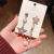 [Factory Direct Sales] Elegant Long Ear Pendant Earrings Suitable for round Faces